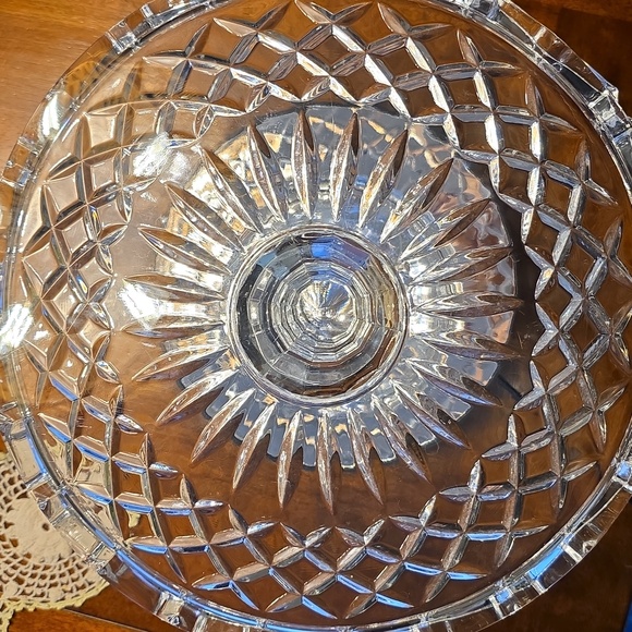 Vintage Godinger Crystal Cake Stand - Picture 5 of 6